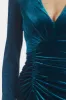 Long Sleeve Ruched Wrap Cocktail Dress sold by Lord & Taylor