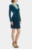 Long Sleeve Ruched Wrap Cocktail Dress sold by Lord & Taylor