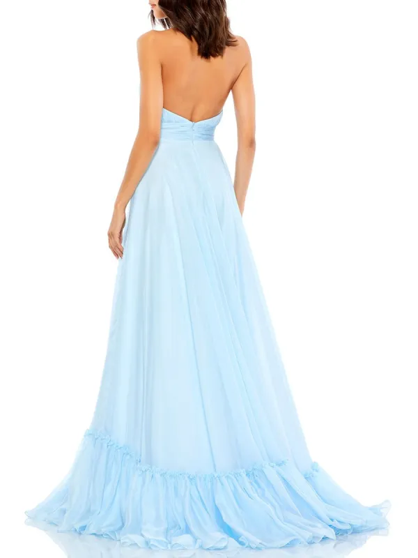 Halter Pleated Chiffon Gown sold by Lord & Taylor