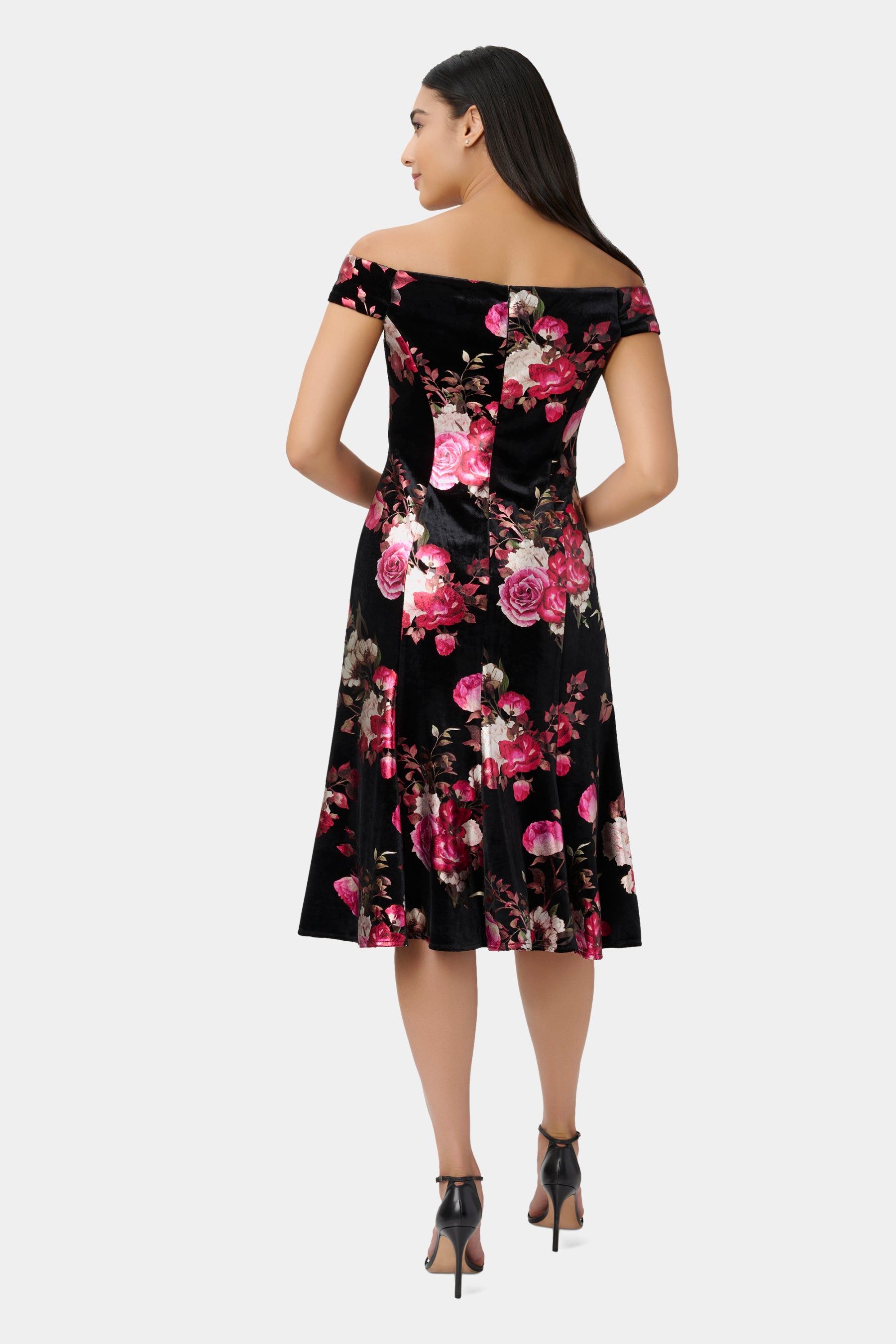 Off Shoulder Velvet Dress sold by Lord & Taylor product image thumbnail 4