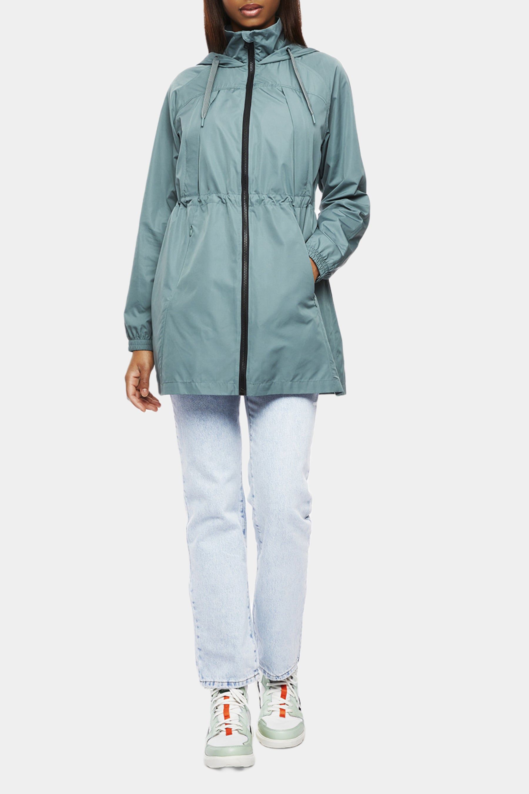 Drawcord Waist Anorak Raincoat sold by Lord & Taylor product image thumbnail 3