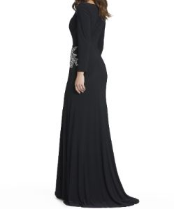 Long Sleeve Jersey Gown sold by Lord & Taylor