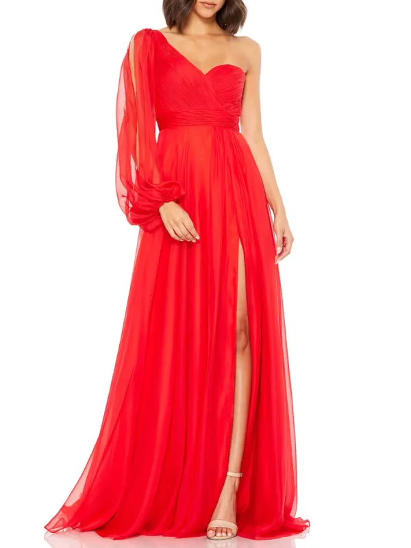 Off Shoulder Chiffon A-Line Gown sold by Lord & Taylor