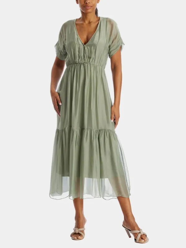 Aruba Maxi Silk Dress sold by Lord & Taylor