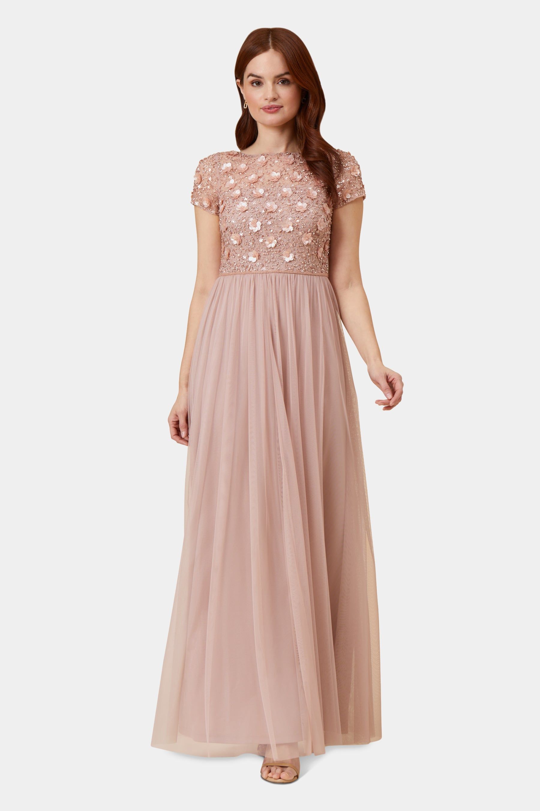 Floral Beaded Tulle Dress sold by Lord & Taylor