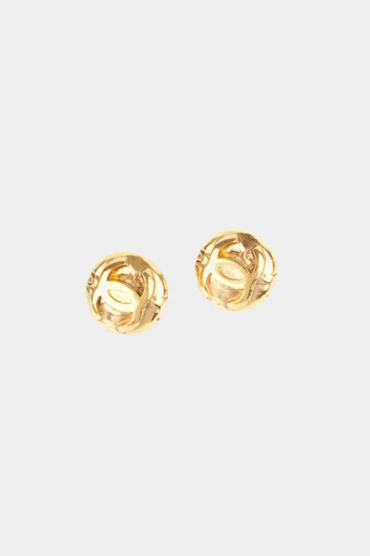 Round CC Clip On Earrings sold by Lord & Taylor