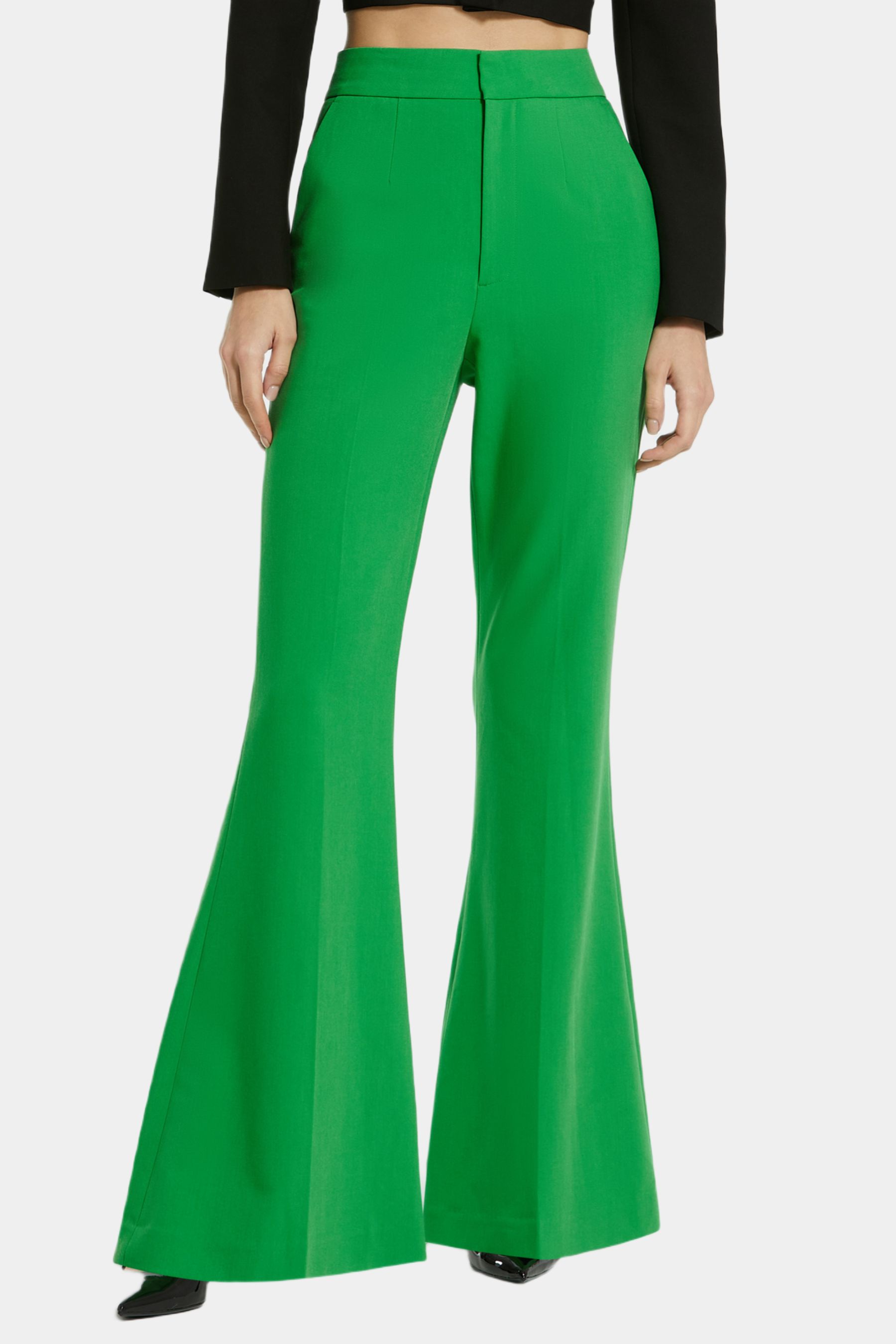 Classic Crepe Flared Trouser Pant sold by Lord & Taylor
