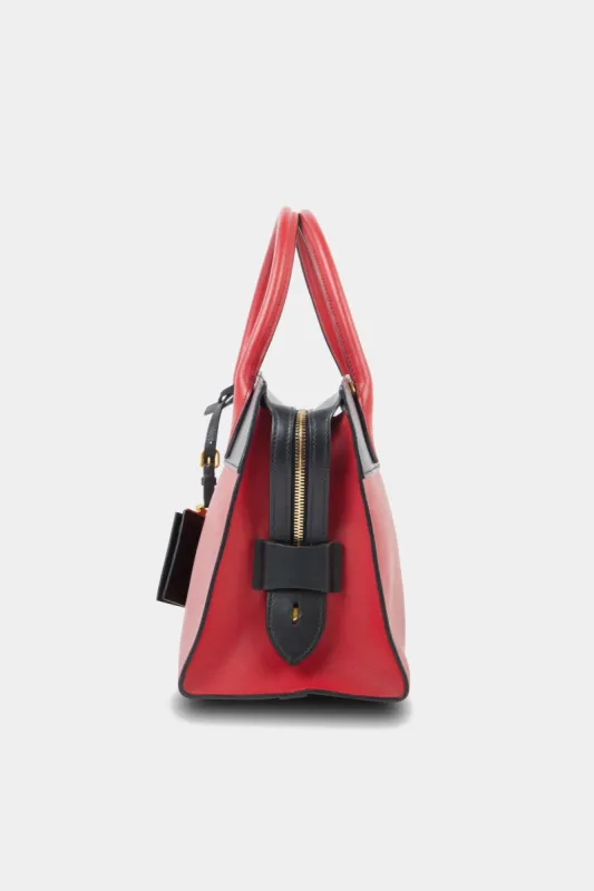 Bicolor Middle Zip Saffiano Tote Bag sold by Lord & Taylor