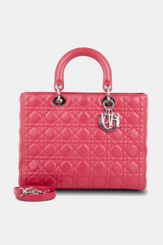 Lady Dior Silver Hardware Cannage Bag sold by Lord & Taylor
