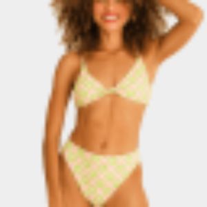 Seashore High Waist Cheeky Bikini Bottom - Retro Pop sold by Lord & Taylor