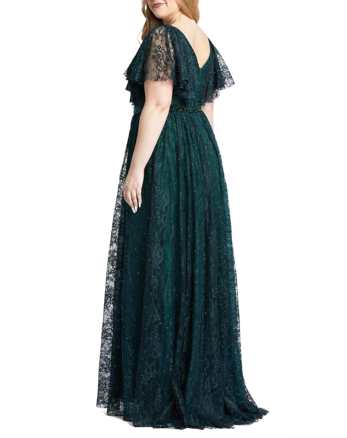 Short Sleeve A-Line Gown sold by Lord & Taylor product image thumbnail 2