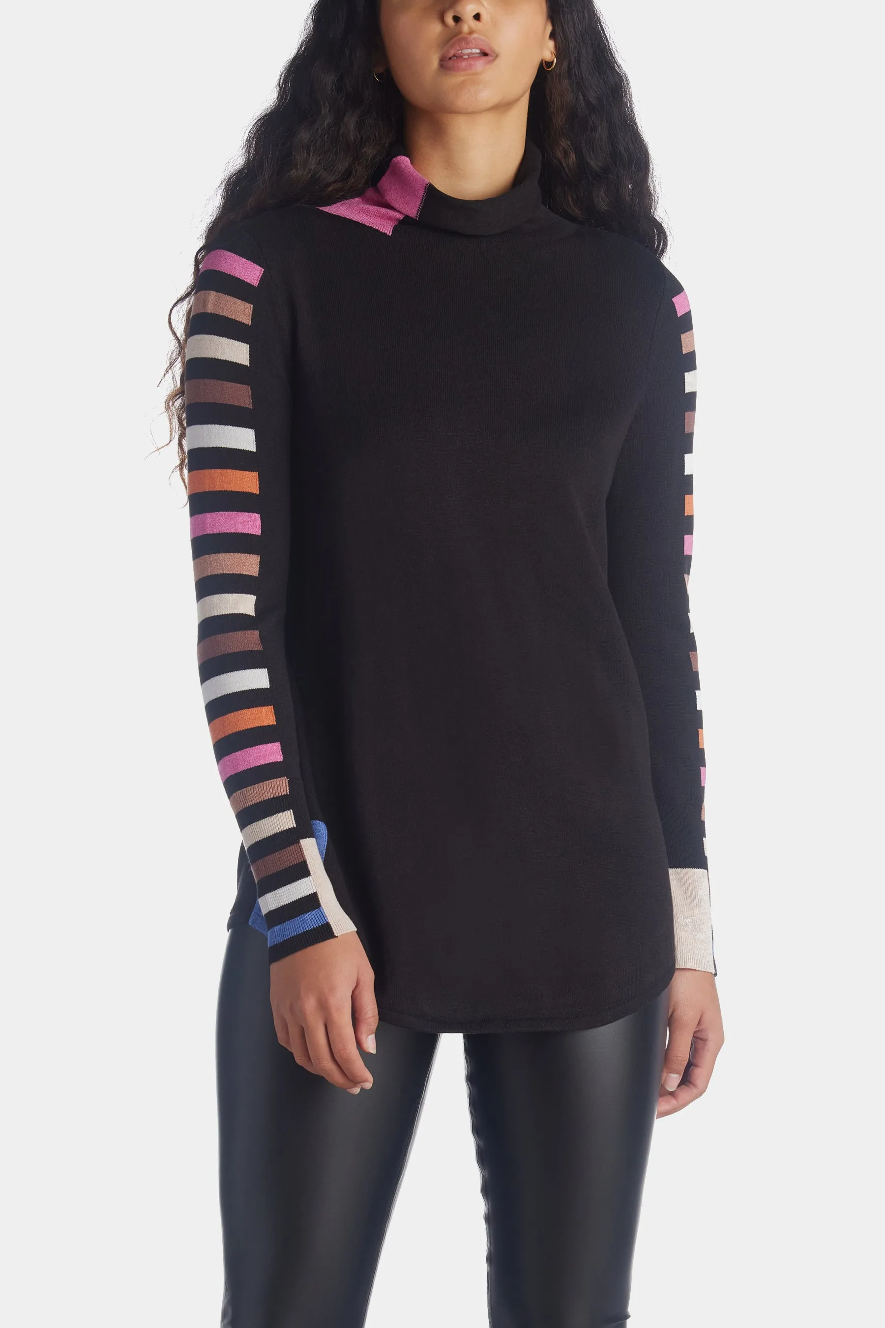 Stripes Aside Vital Turtleneck sold by Lord & Taylor