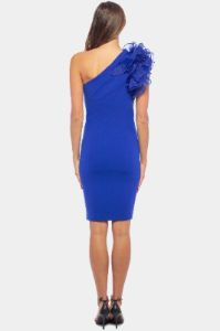 Ruffle 1 Shoulder Short Dress sold by Lord & Taylor