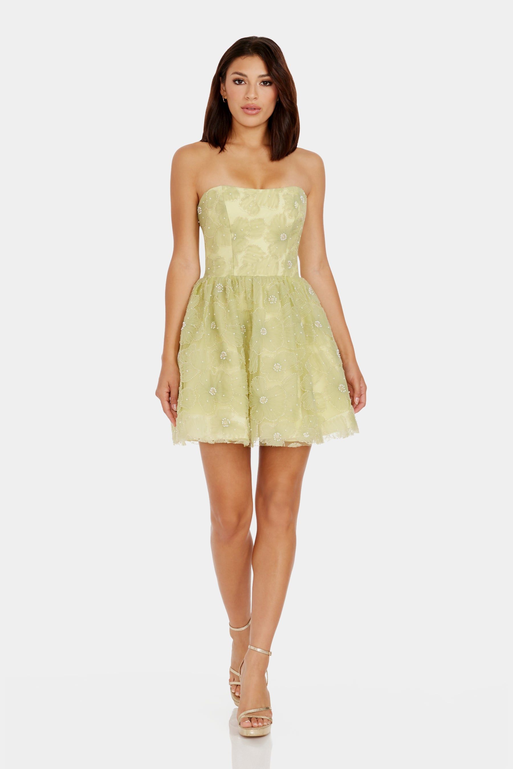 Sasha Sweetheart Strapless Fit & Flare Mini Dress sold by Lord & Taylor