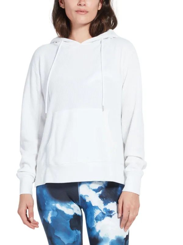 Side Split Waffle Hoodie sold by Lord & Taylor