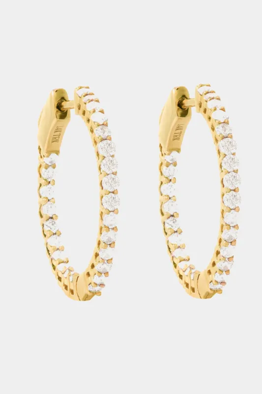 1 Carat Diamond 14K Gold Earrings sold by Lord & Taylor