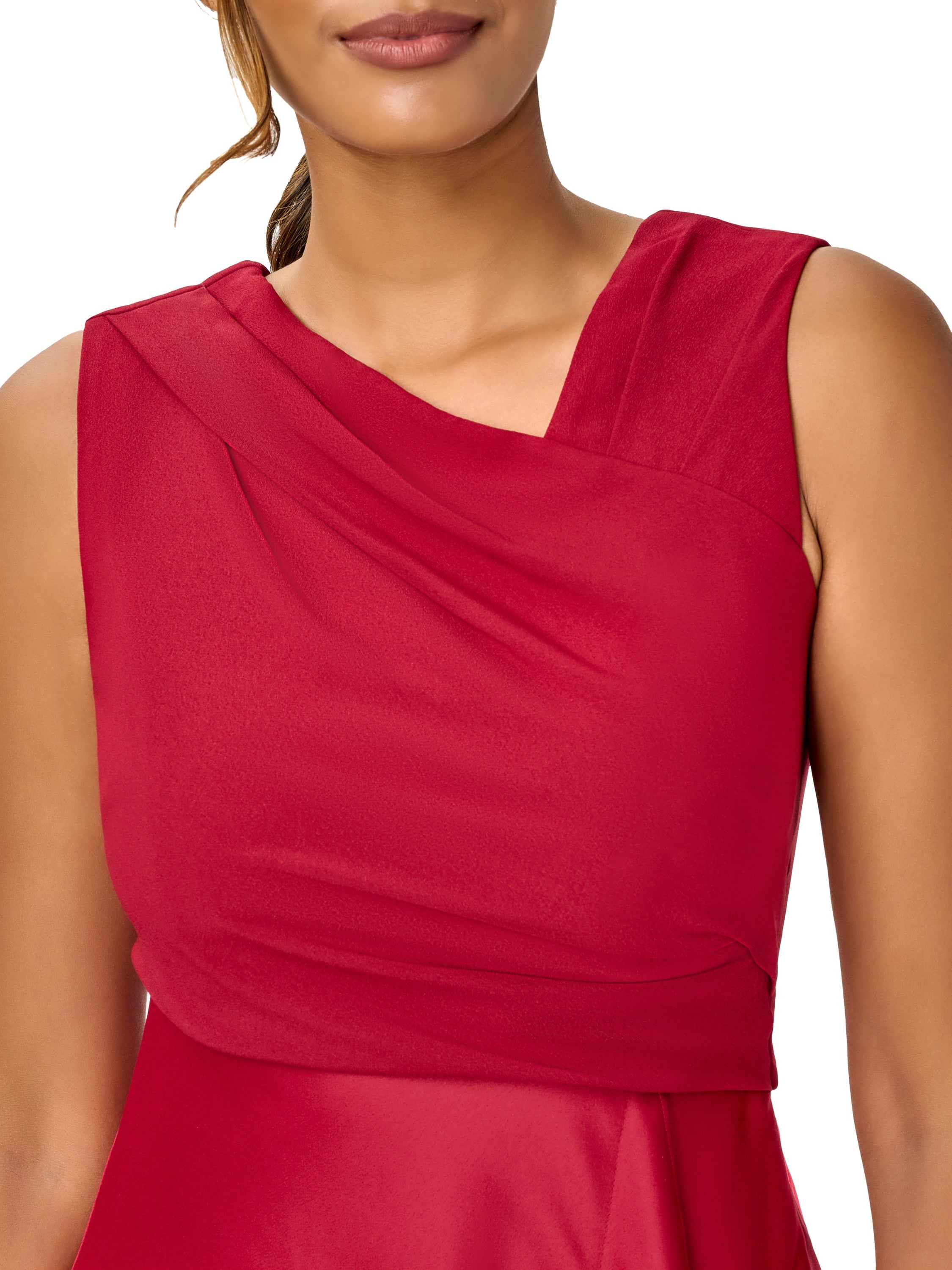 Draped Satin Crepe Dress sold by Lord & Taylor product image thumbnail 2