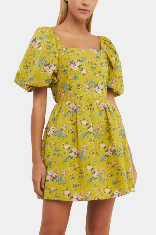 Floral Back Cutout Mini Dress sold by Lord & Taylor