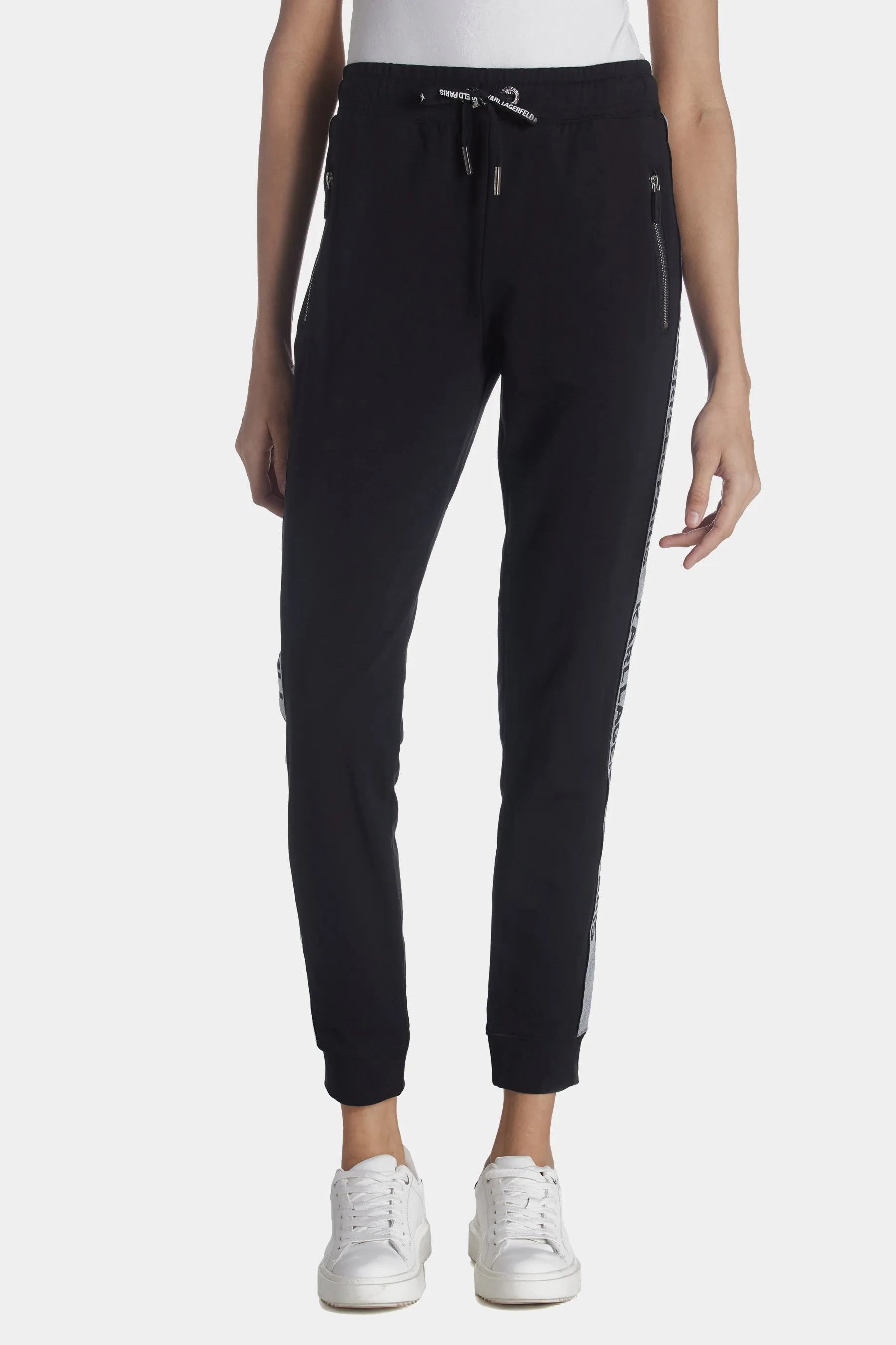Silver Tape Jogger sold by Lord & Taylor