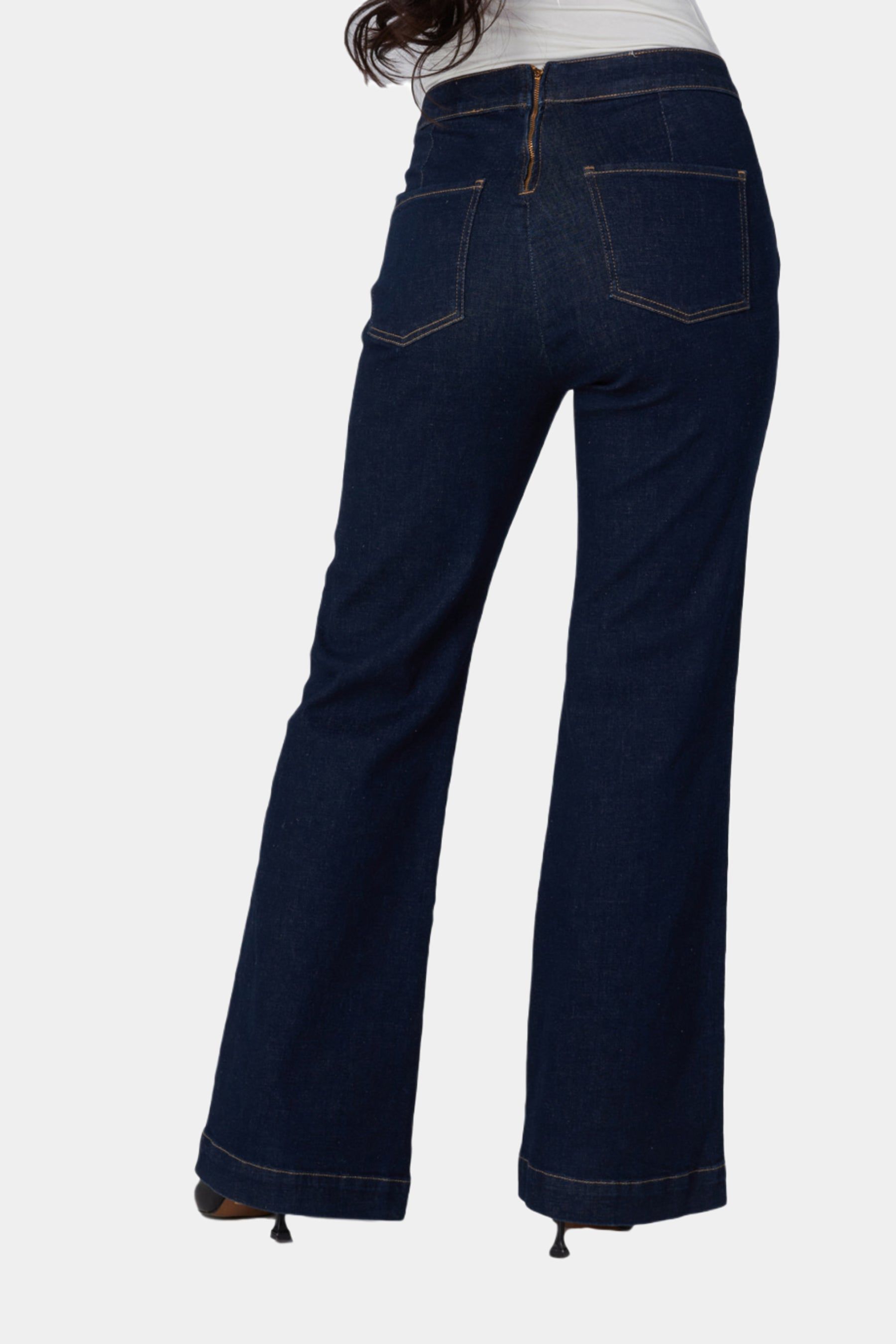 High Rise Flare Jeans sold by Lord & Taylor product image thumbnail 2