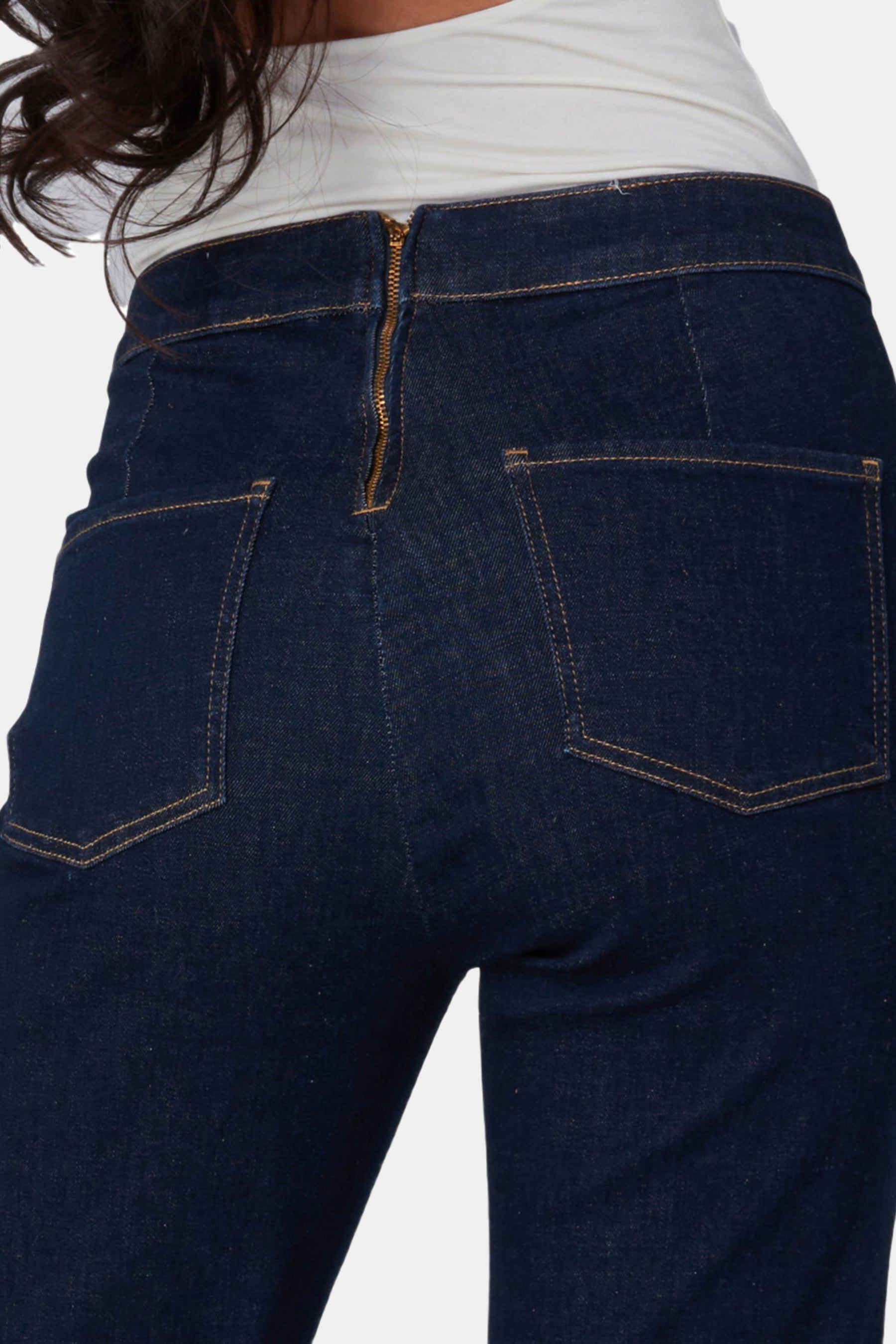 High Rise Flare Jeans sold by Lord & Taylor product image thumbnail 3