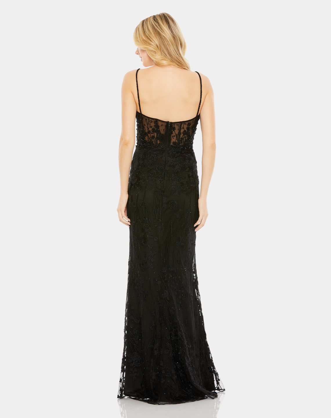 Embellished Sleeveless Illusion Bodice Gown sold by Lord & Taylor product image thumbnail 2