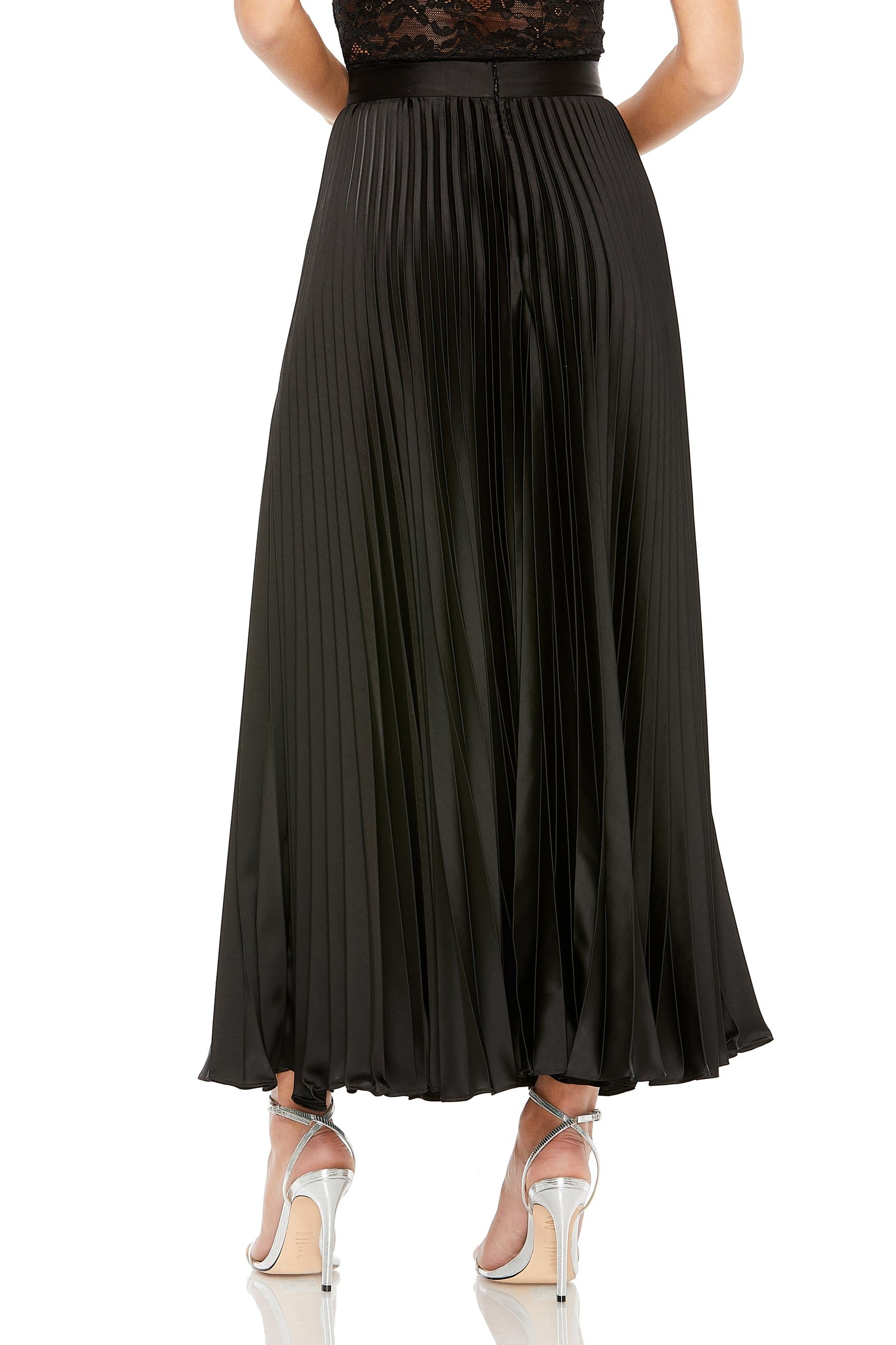 Satin Pleated Skirt sold by Lord & Taylor product image thumbnail 2