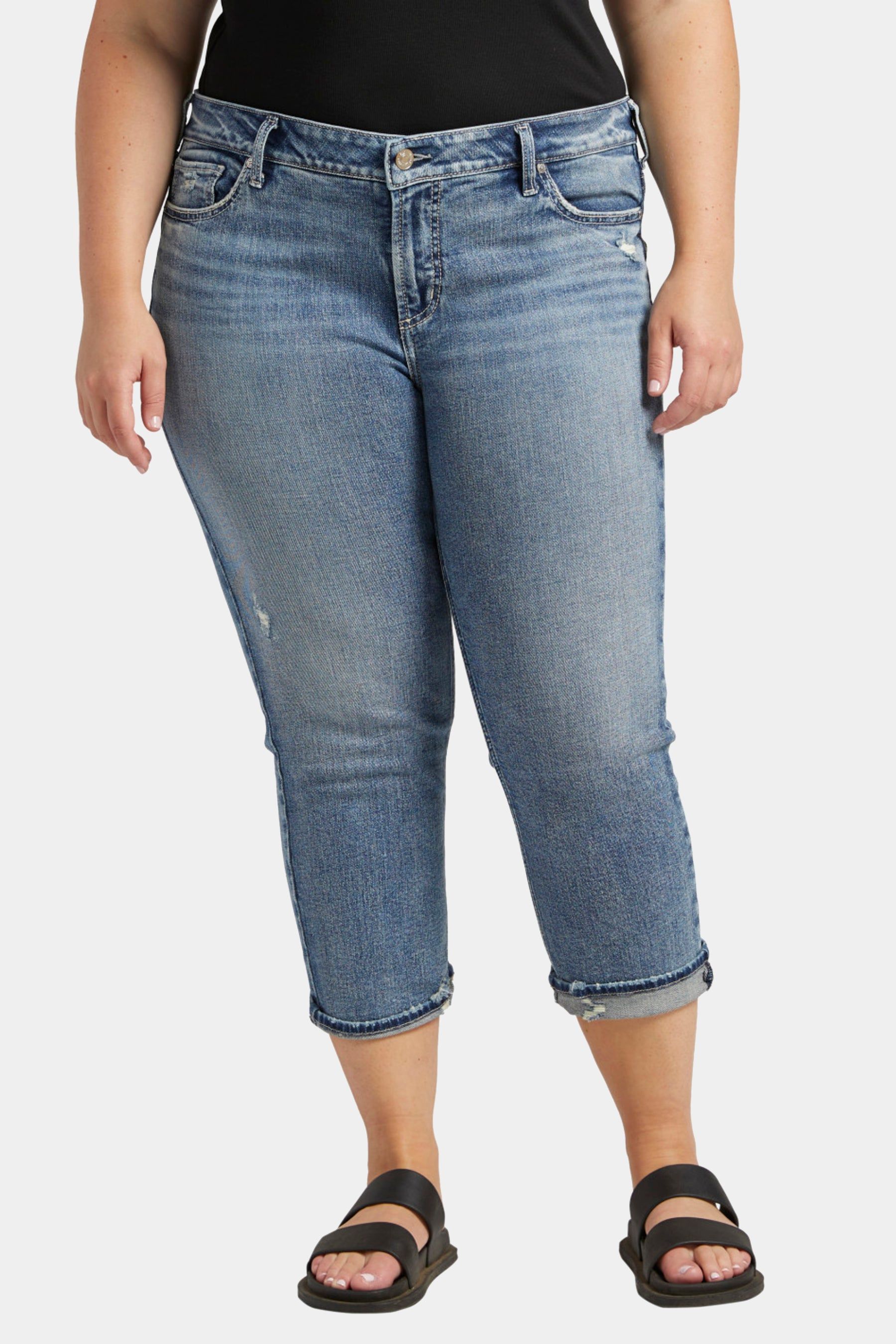 Elyse Mid Rise Capri sold by Lord & Taylor