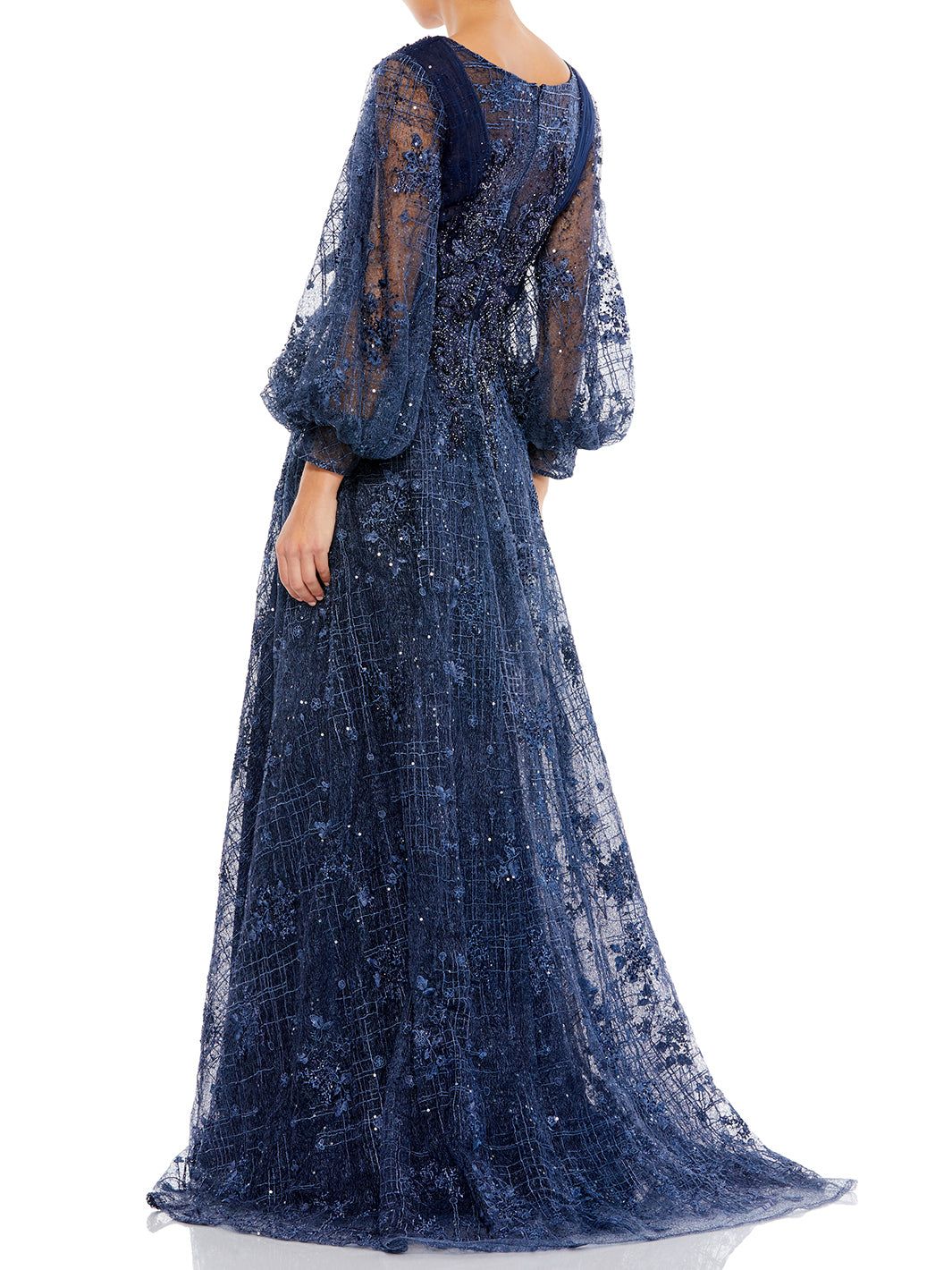 Bishop Sleeve A-Line Gown sold by Lord & Taylor product image thumbnail 2