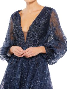 Bishop Sleeve A-Line Gown sold by Lord & Taylor