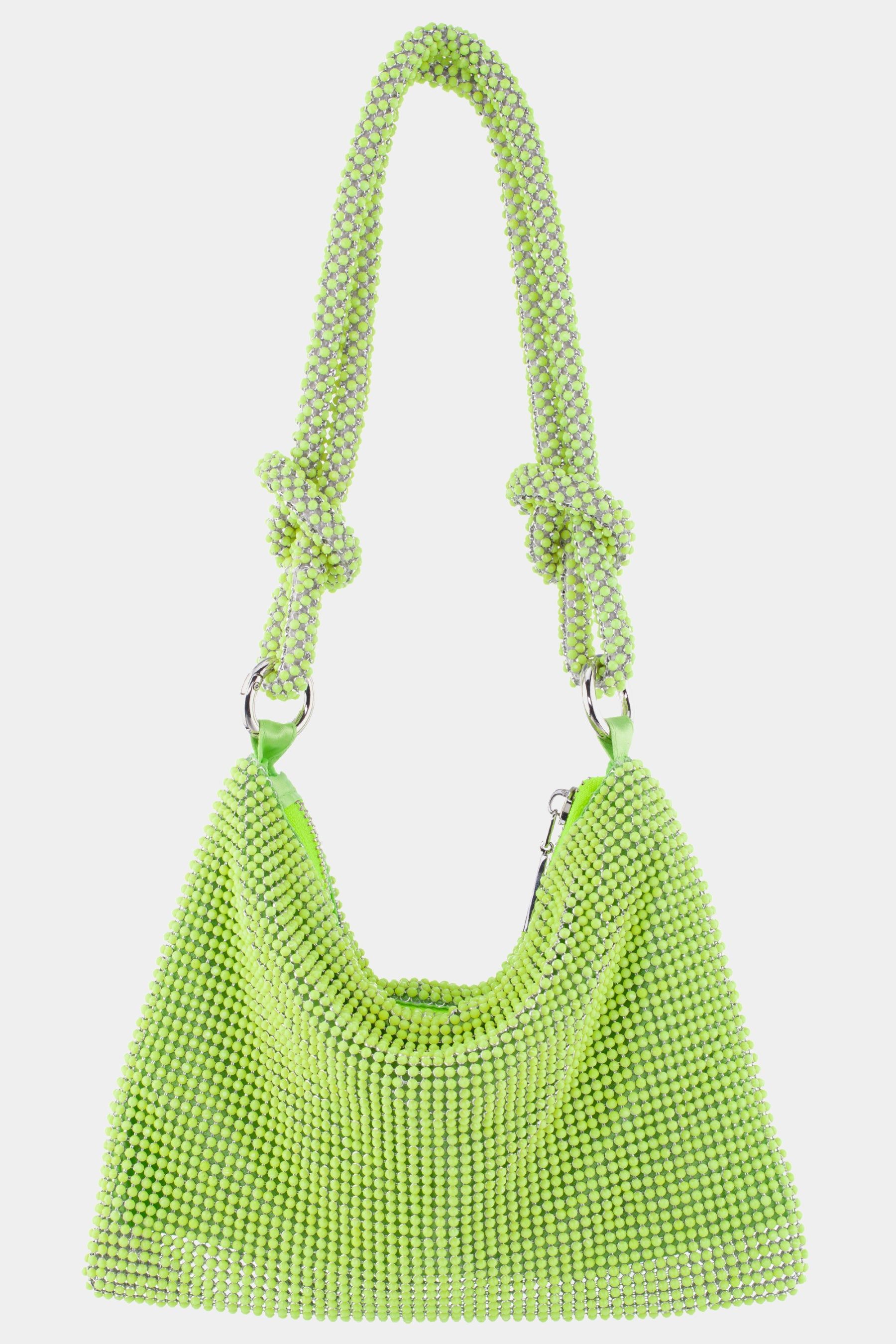 Crystal mesh shoulder bag with knotted detail sold by Lord & Taylor product image thumbnail 5