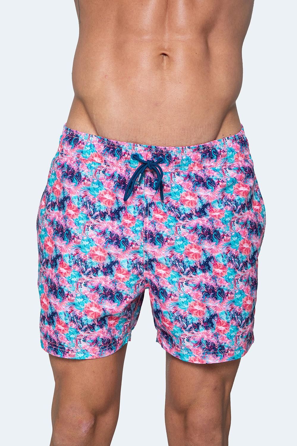 Multi Color Print Swim Trunks sold by Lord & Taylor