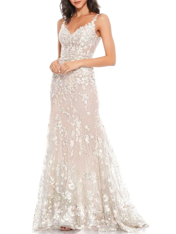 Lace Corset Trumpet Gown sold by Lord & Taylor