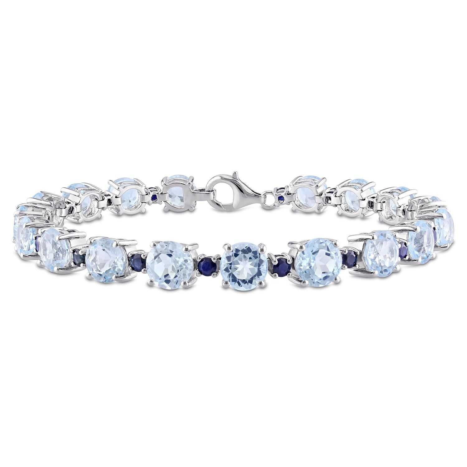 Blue Topaz and Sapphire Bracelet sold by Lord & Taylor