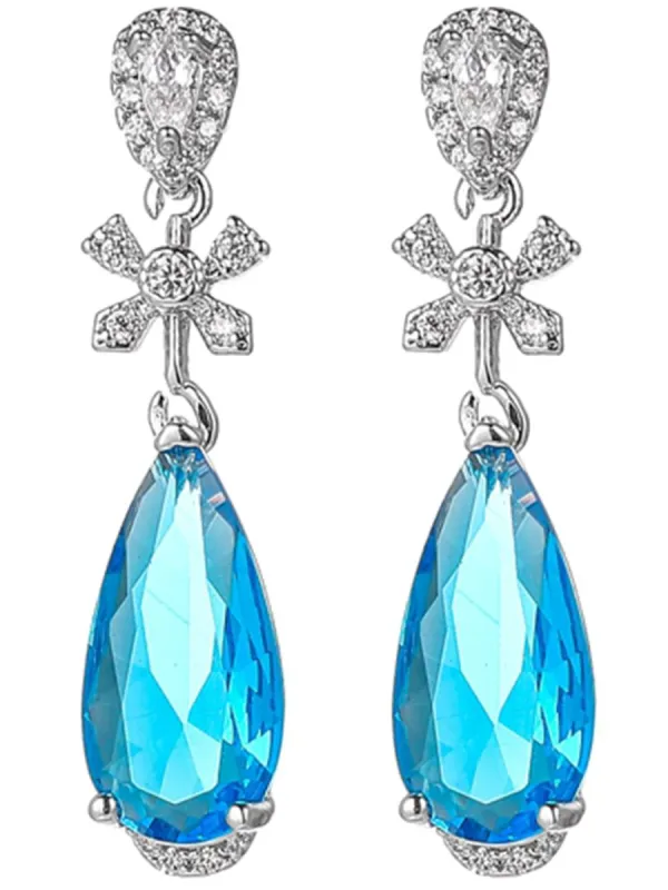 Blue Accent Drop Earrings sold by Lord & Taylor