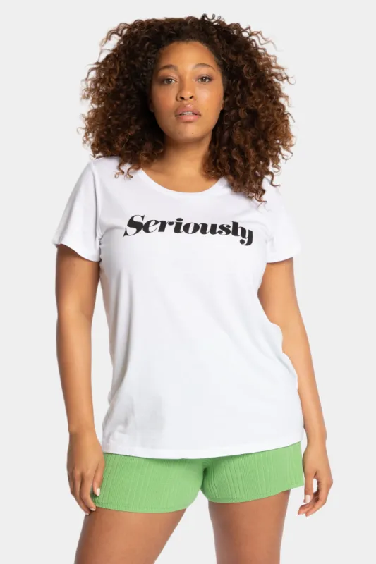 Seriously Tee sold by Lord & Taylor