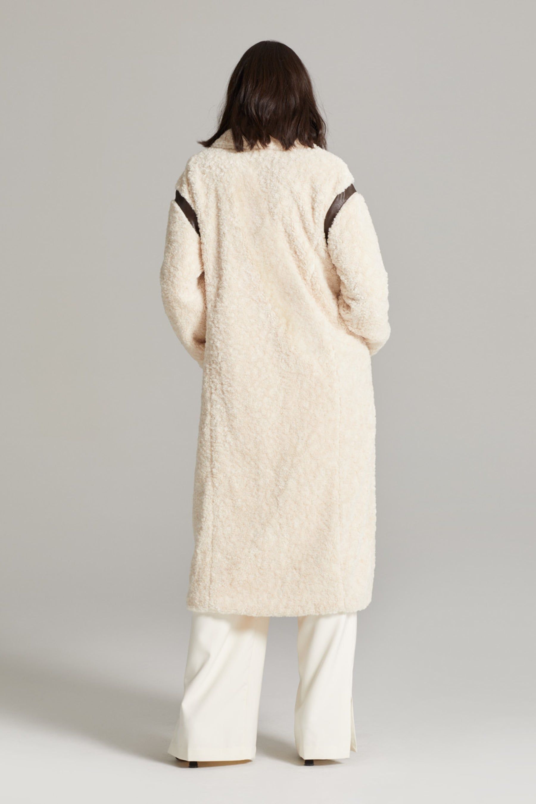 Sherpa Leather Jacket sold by Lord & Taylor product image thumbnail 3