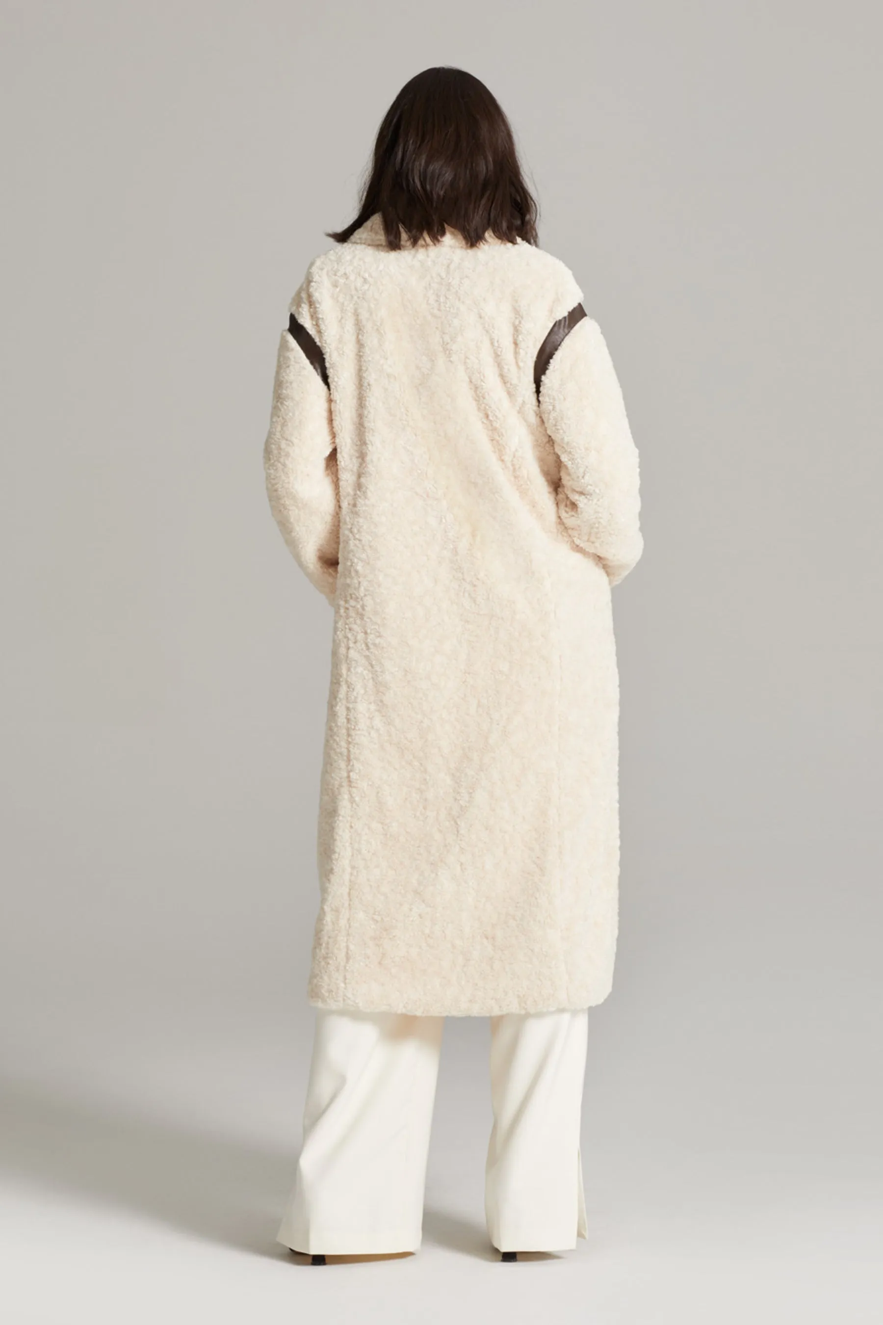 Sherpa Leather Jacket sold by Lord & Taylor product image thumbnail 3