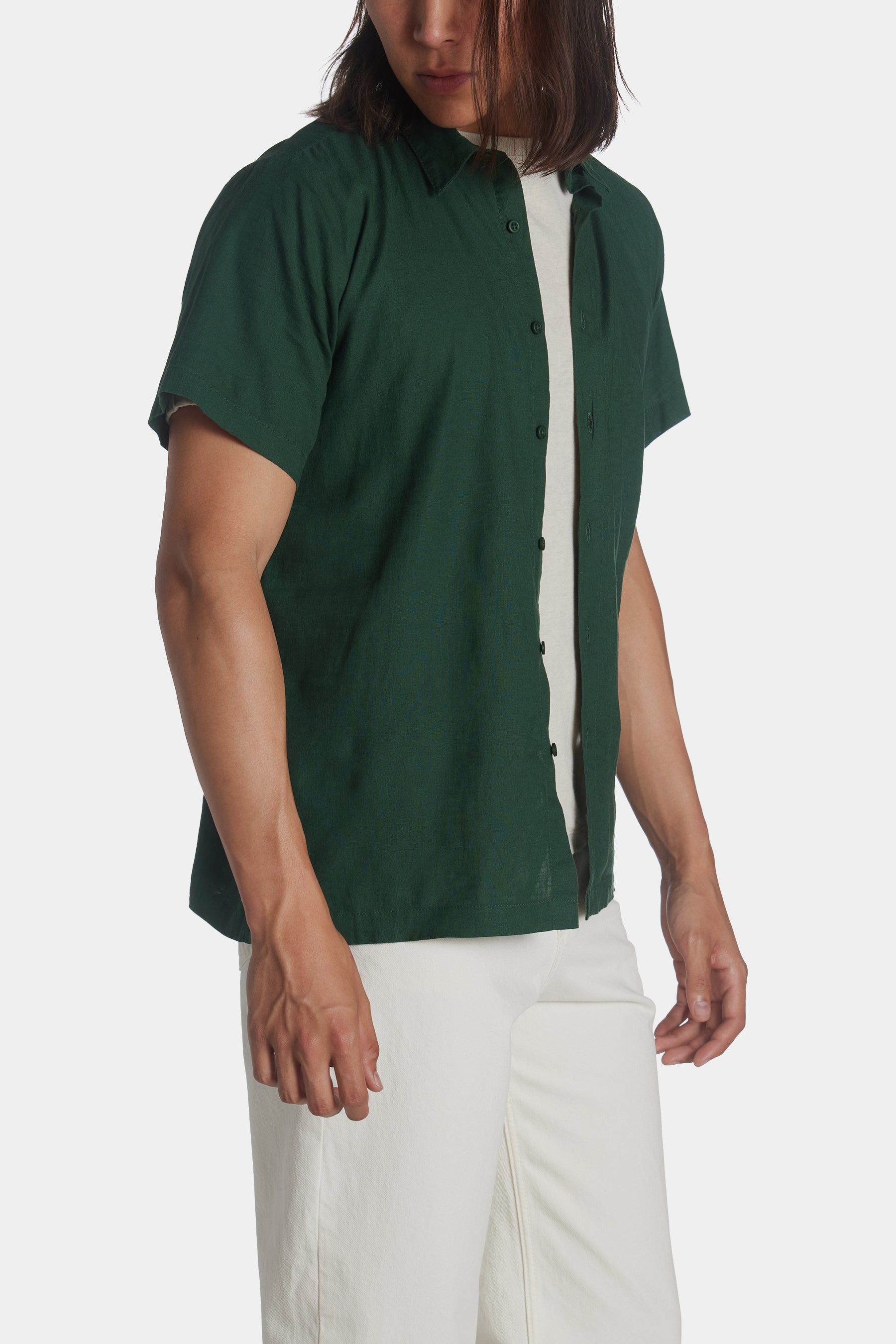 Stretch Linen Short Sleeve Shirt sold by Lord & Taylor product image thumbnail 13