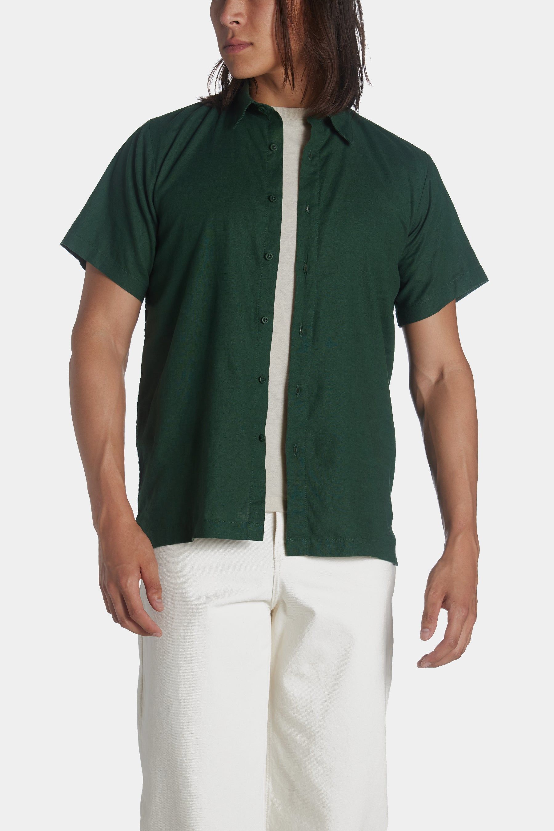 Stretch Linen Short Sleeve Shirt sold by Lord & Taylor product image thumbnail 7