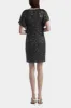 Beaded Cowl Neck Mini Dress sold by Lord & Taylor