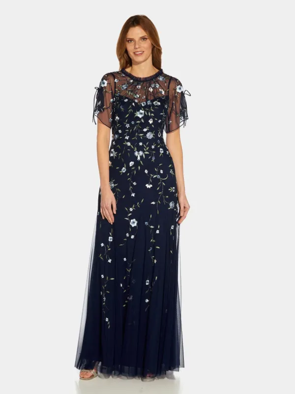 Beaded Long Boho Gown sold by Lord & Taylor