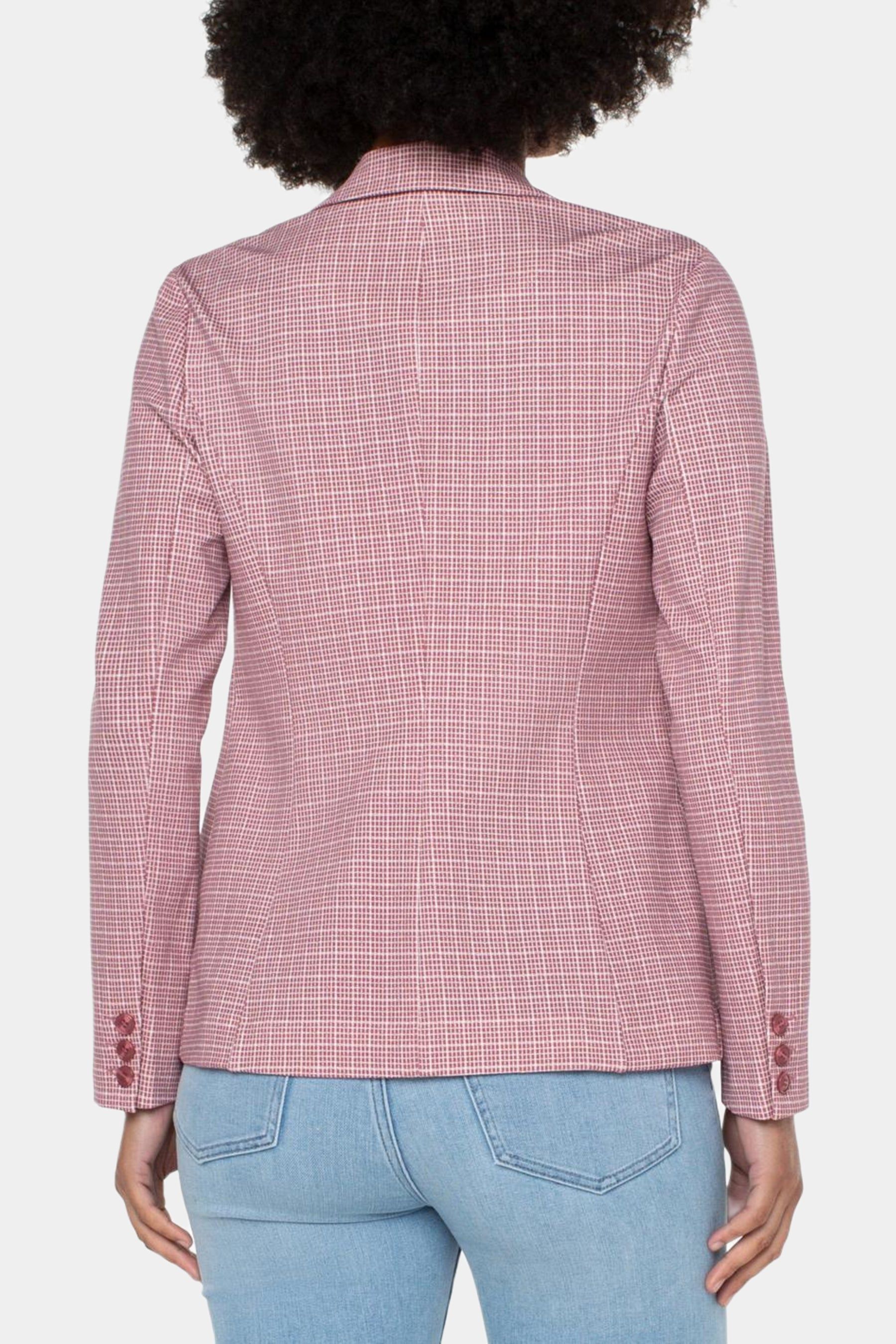 Fitted Plaid Print Blazer sold by Lord & Taylor product image thumbnail 6