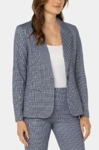 Fitted Plaid Print Blazer sold by Lord & Taylor