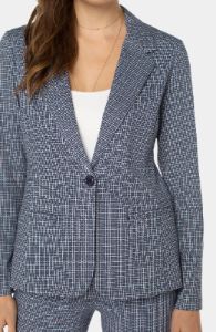 Fitted Plaid Print Blazer sold by Lord & Taylor
