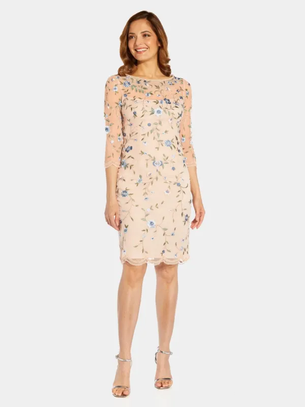Bead Embroidery Sheath Dress sold by Lord & Taylor
