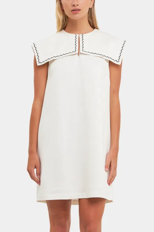 Sailor Collar Shift Dress sold by Lord & Taylor