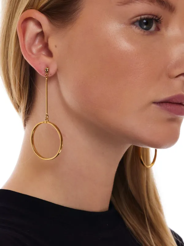 Gold Circle Drop Earring sold by Lord & Taylor