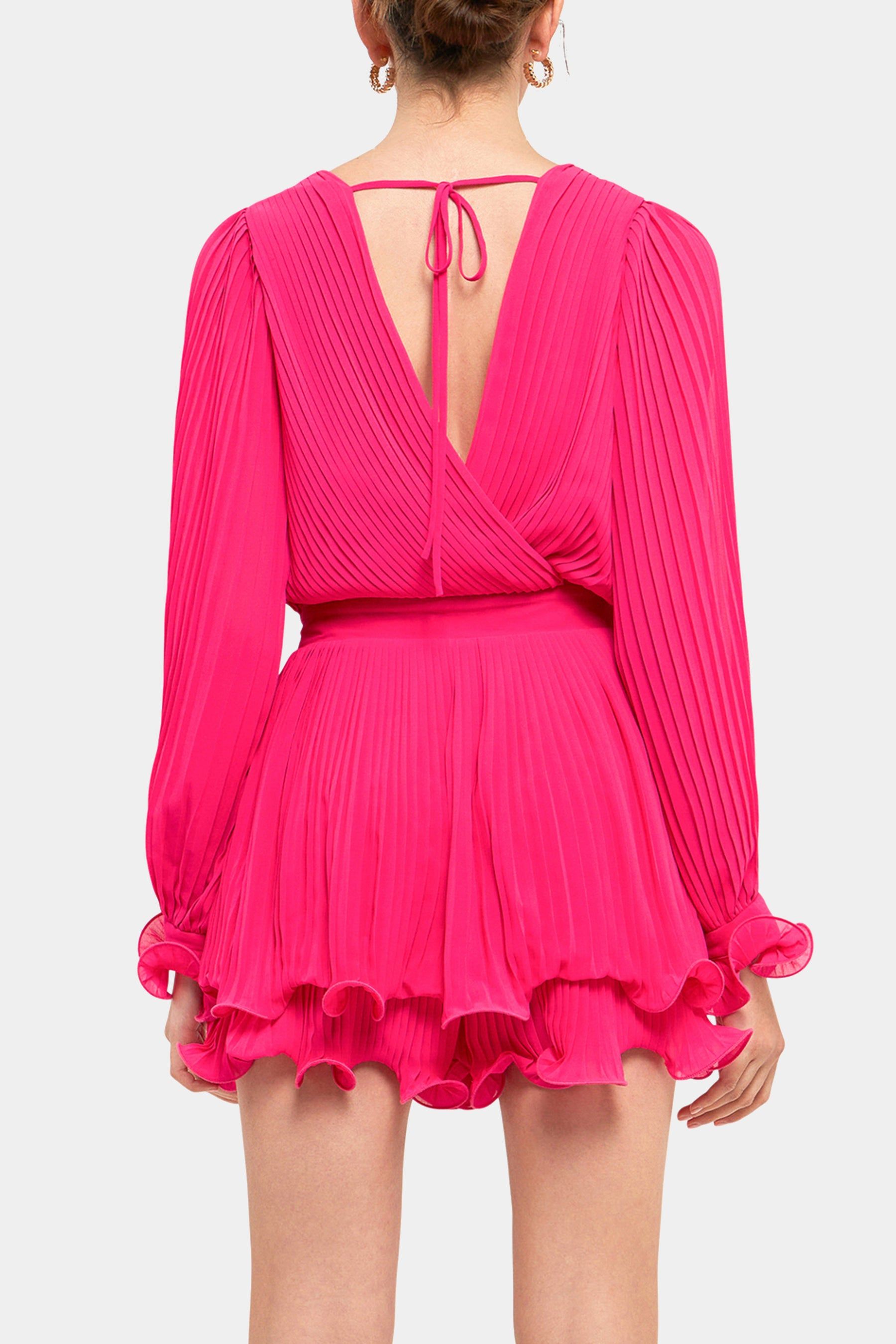 Long Sleeve Pleated Romper sold by Lord & Taylor product image thumbnail 3