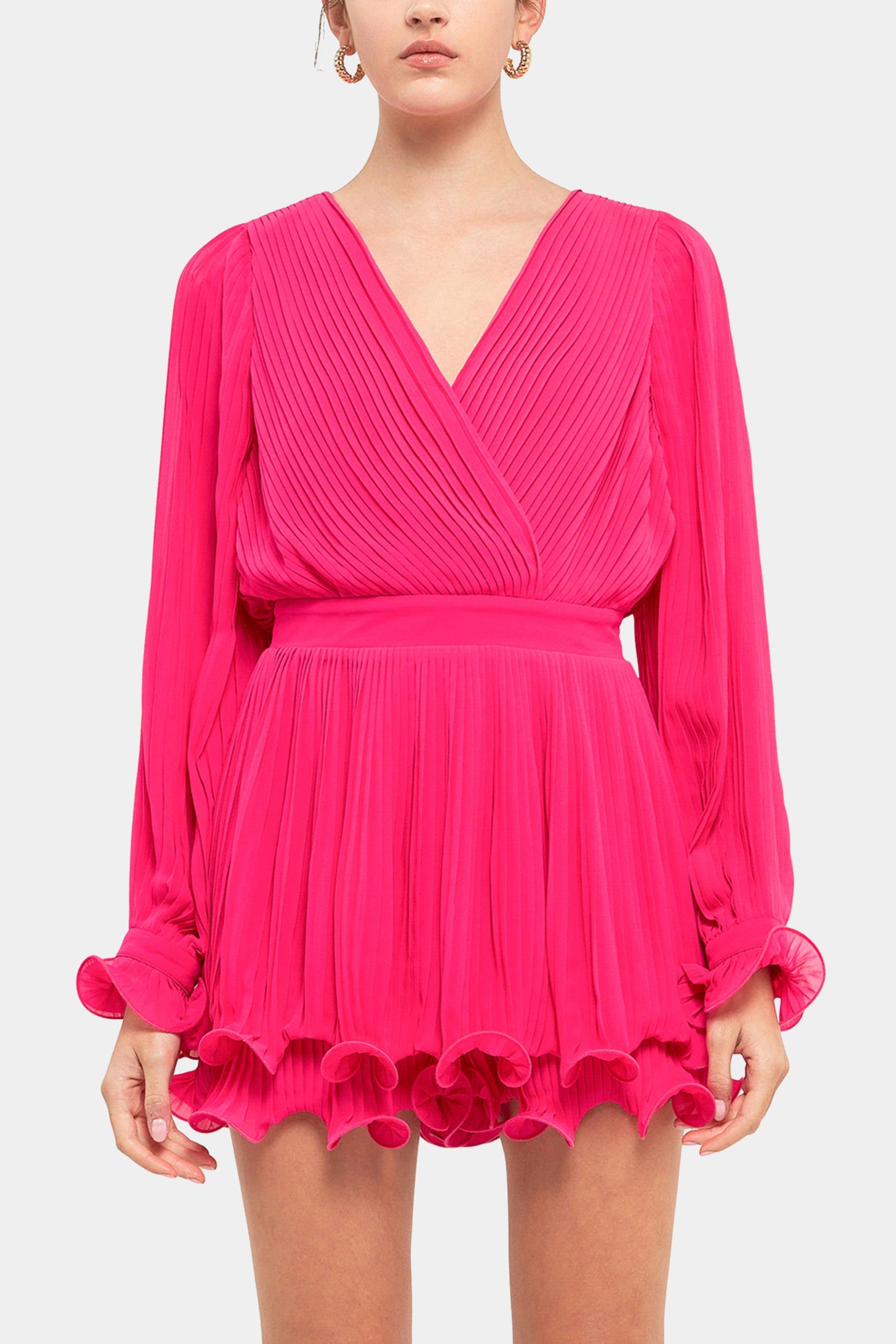 Long Sleeve Pleated Romper sold by Lord & Taylor product image thumbnail 4